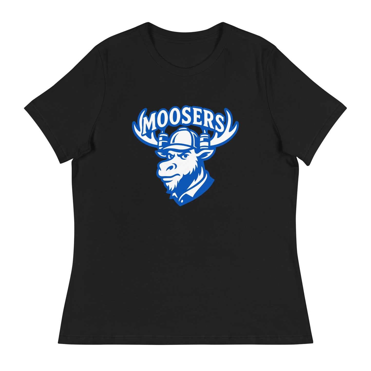 Performance | Women's Relaxed T Shirt | Moosers | Mascot Logo