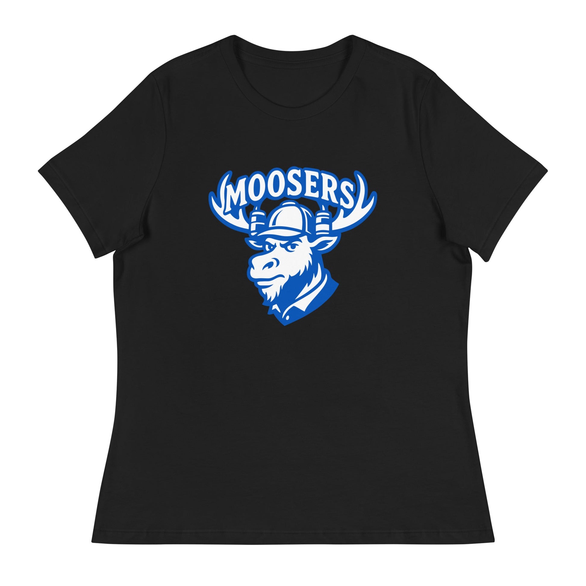 Performance | Women's Relaxed T Shirt | Moosers | Mascot Logo