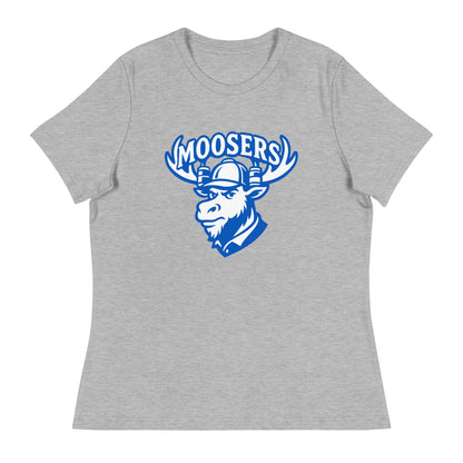 Performance | Women's Relaxed T Shirt | Moosers | Mascot Logo