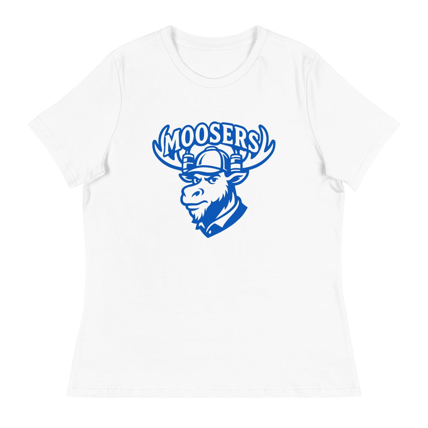Performance | Women's Relaxed T Shirt | Moosers | Mascot Logo