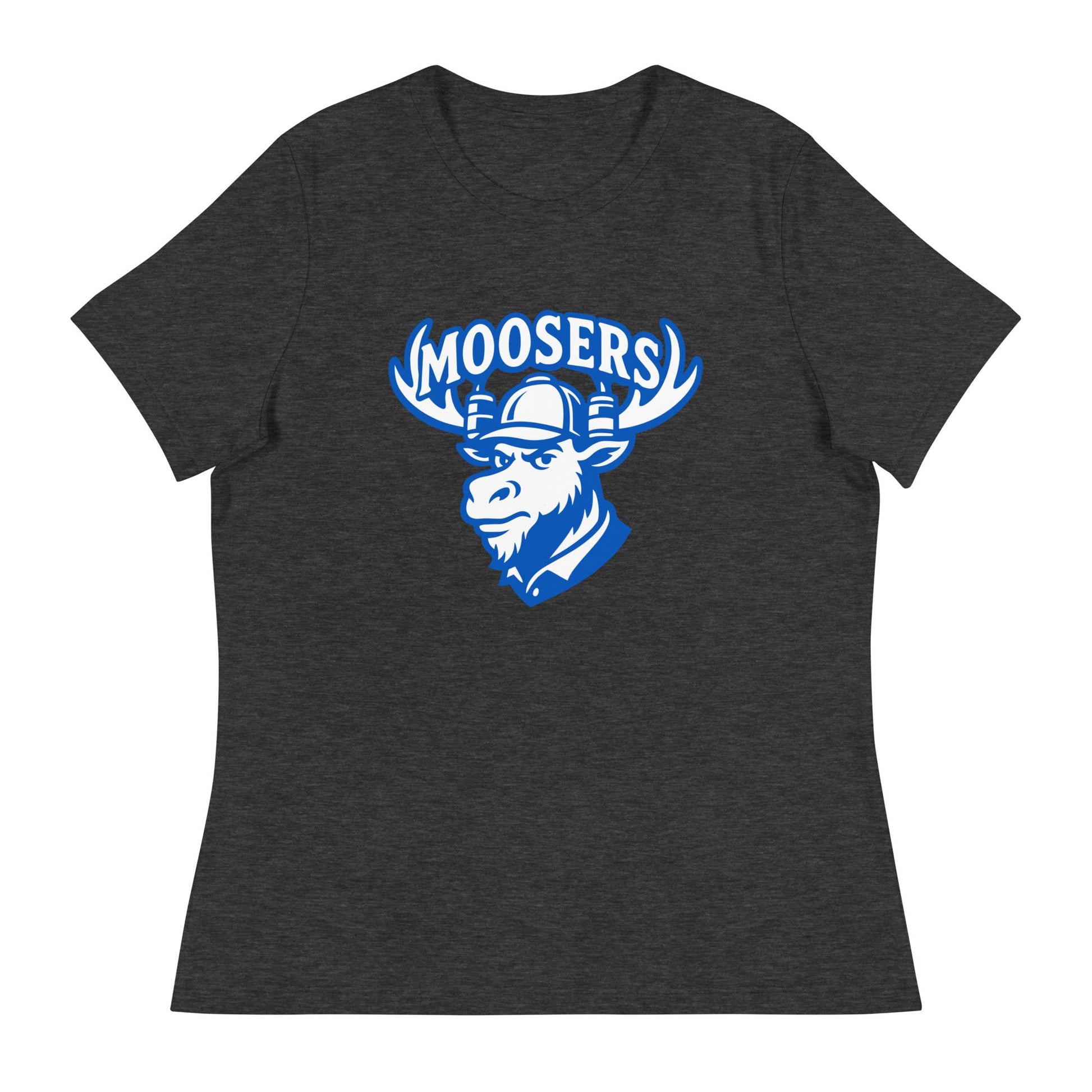Performance | Women's Relaxed T Shirt | Moosers | Mascot Logo