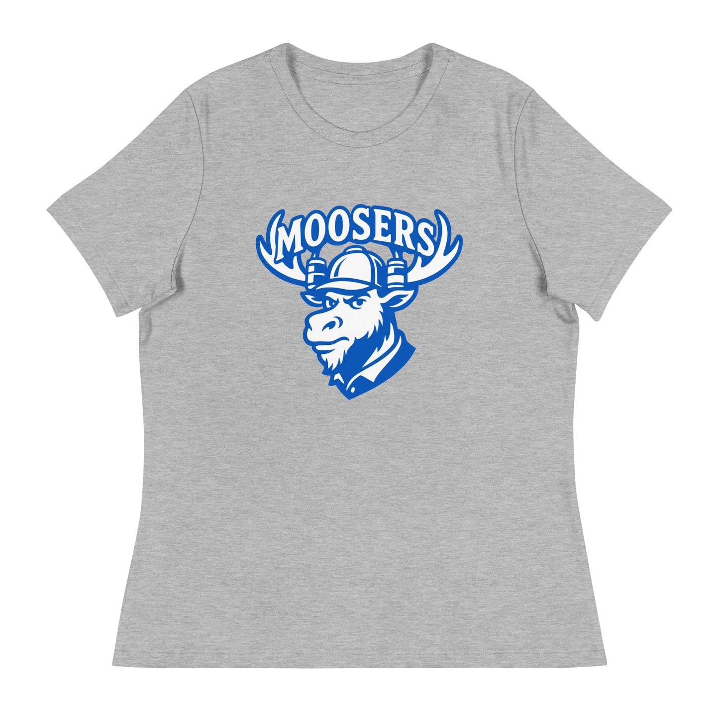 Performance | Women's Relaxed T Shirt | Moosers | Mascot Logo