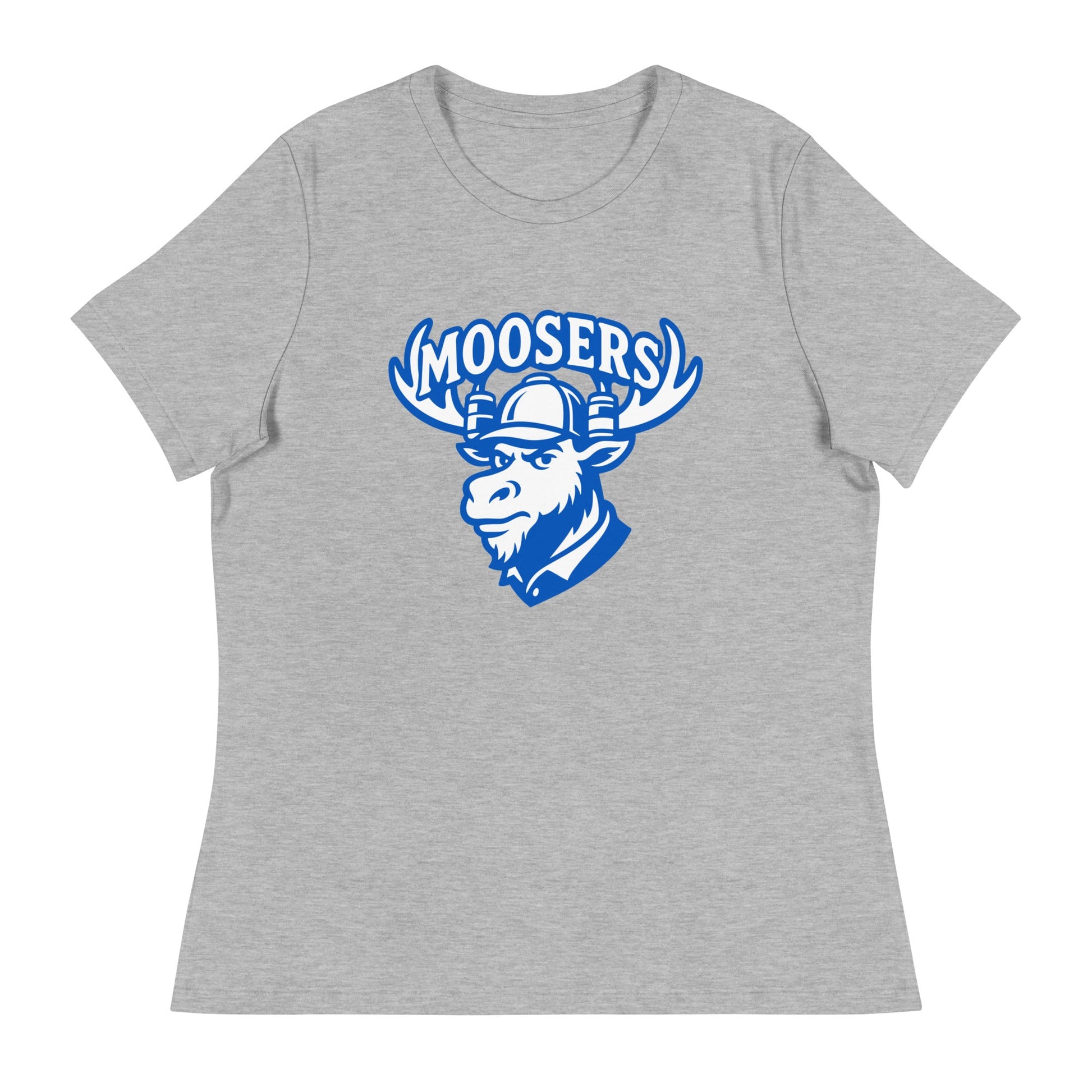 Performance | Women's Relaxed T Shirt | Moosers | Mascot Logo