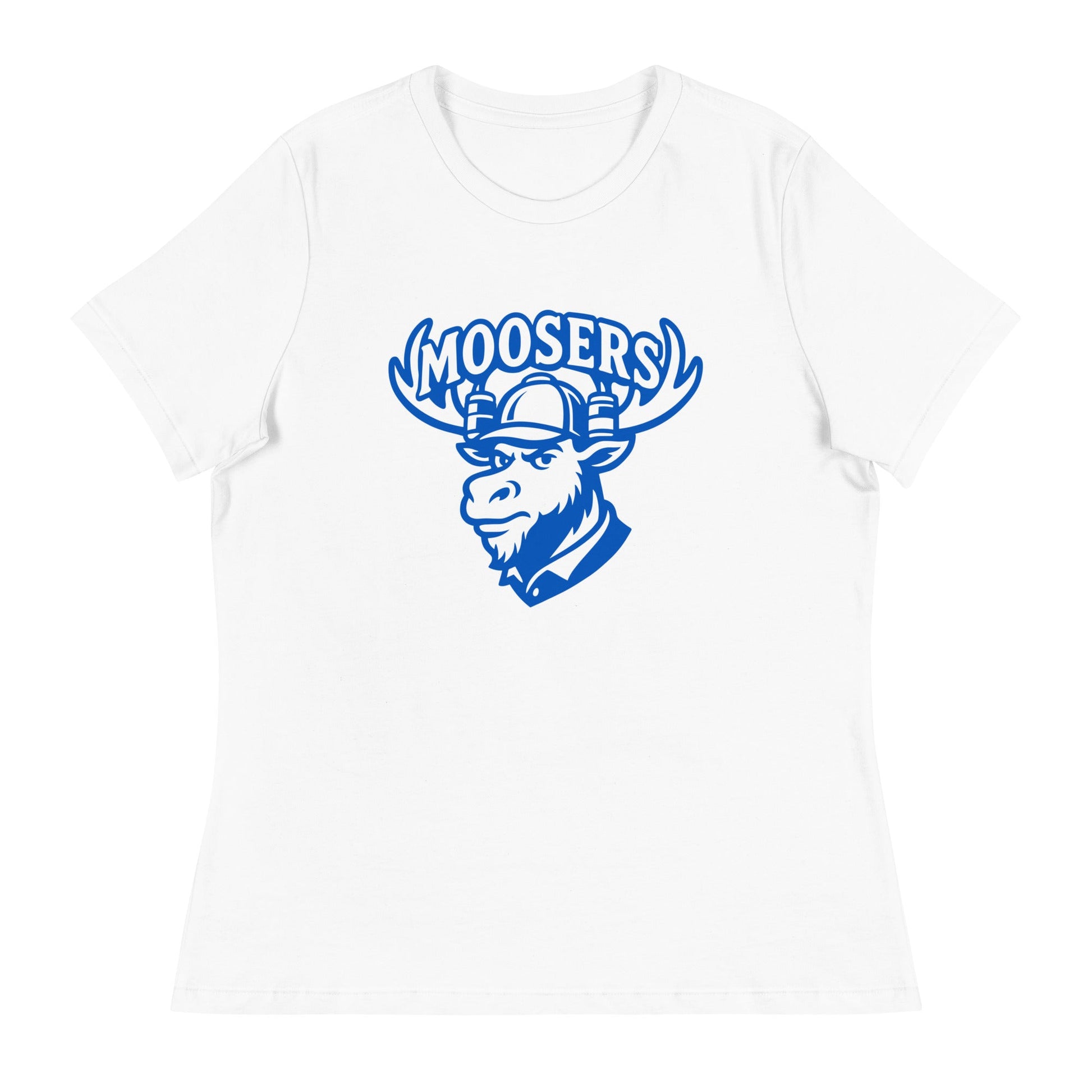 Performance | Women's Relaxed T Shirt | Moosers | Mascot Logo