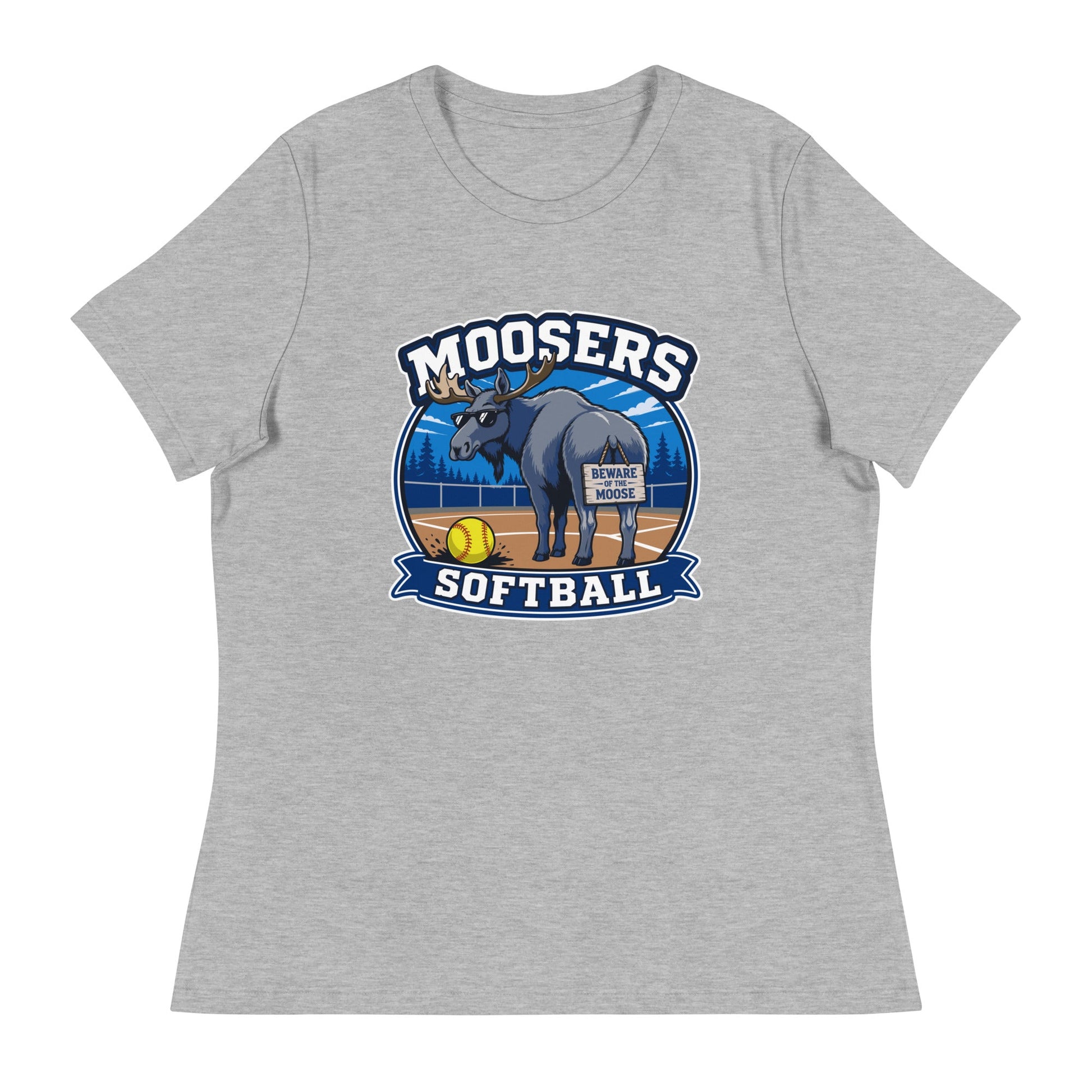 Performance | Women's Relaxed T Shirt | Moosers | Moose Diamond Mark Logo