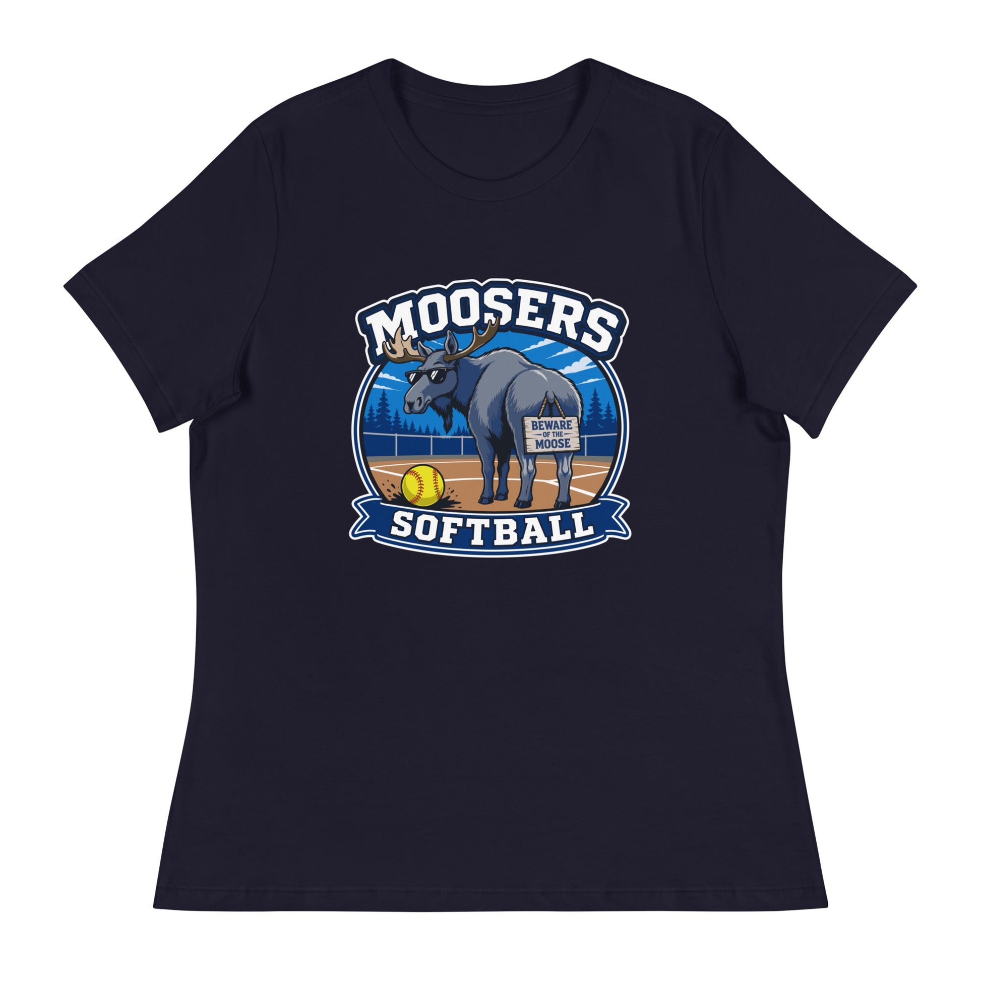 Performance | Women's Relaxed T Shirt | Moosers | Moose Diamond Mark Logo