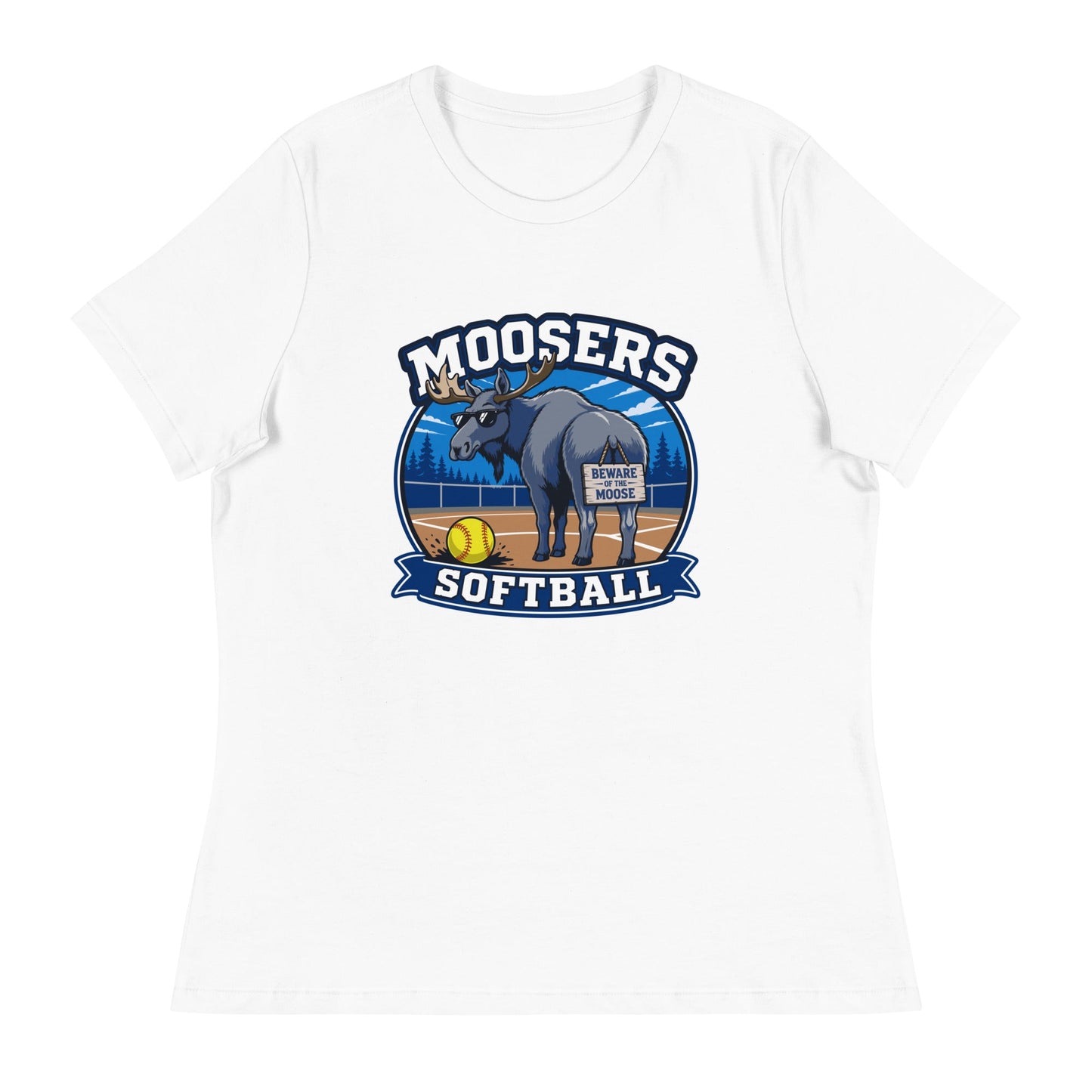Performance | Women's Relaxed T Shirt | Moosers | Moose Diamond Mark Logo