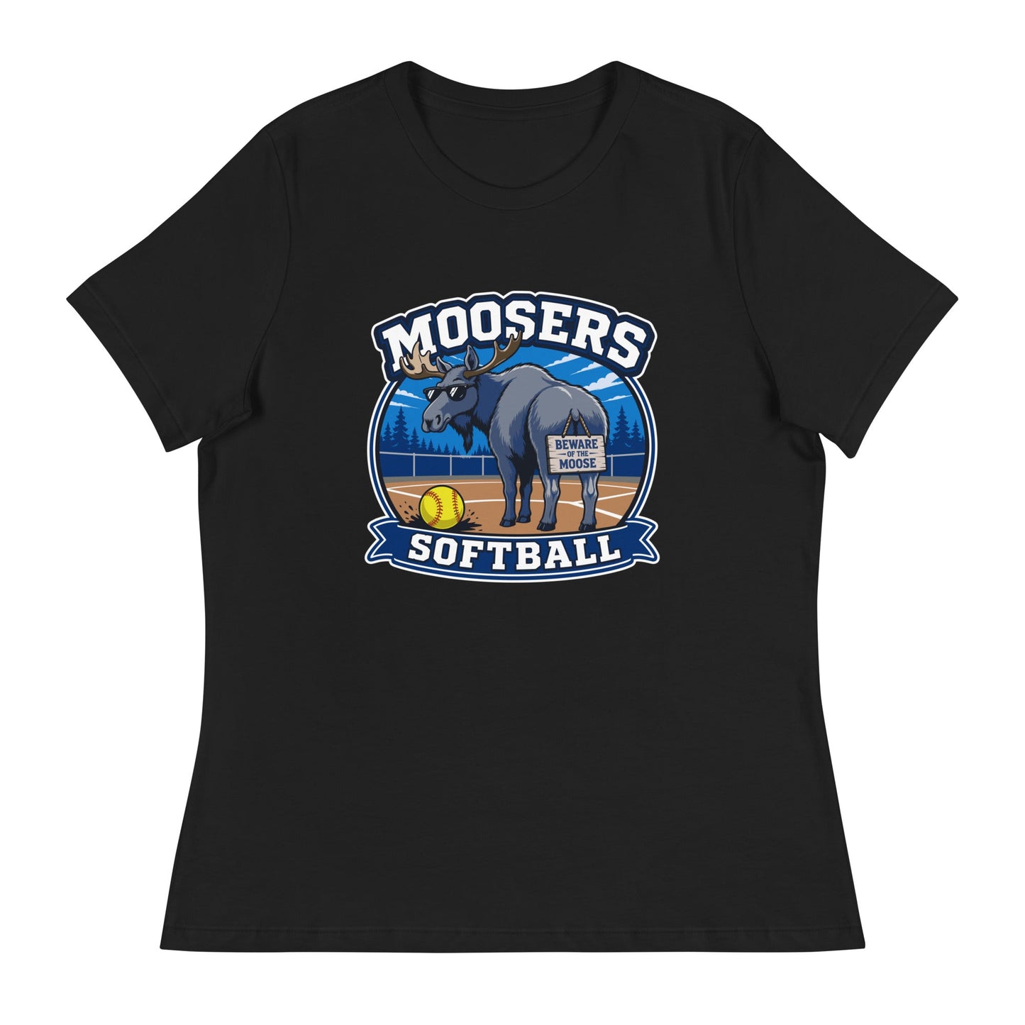 Performance | Women's Relaxed T Shirt | Moosers | Moose Diamond Mark Logo