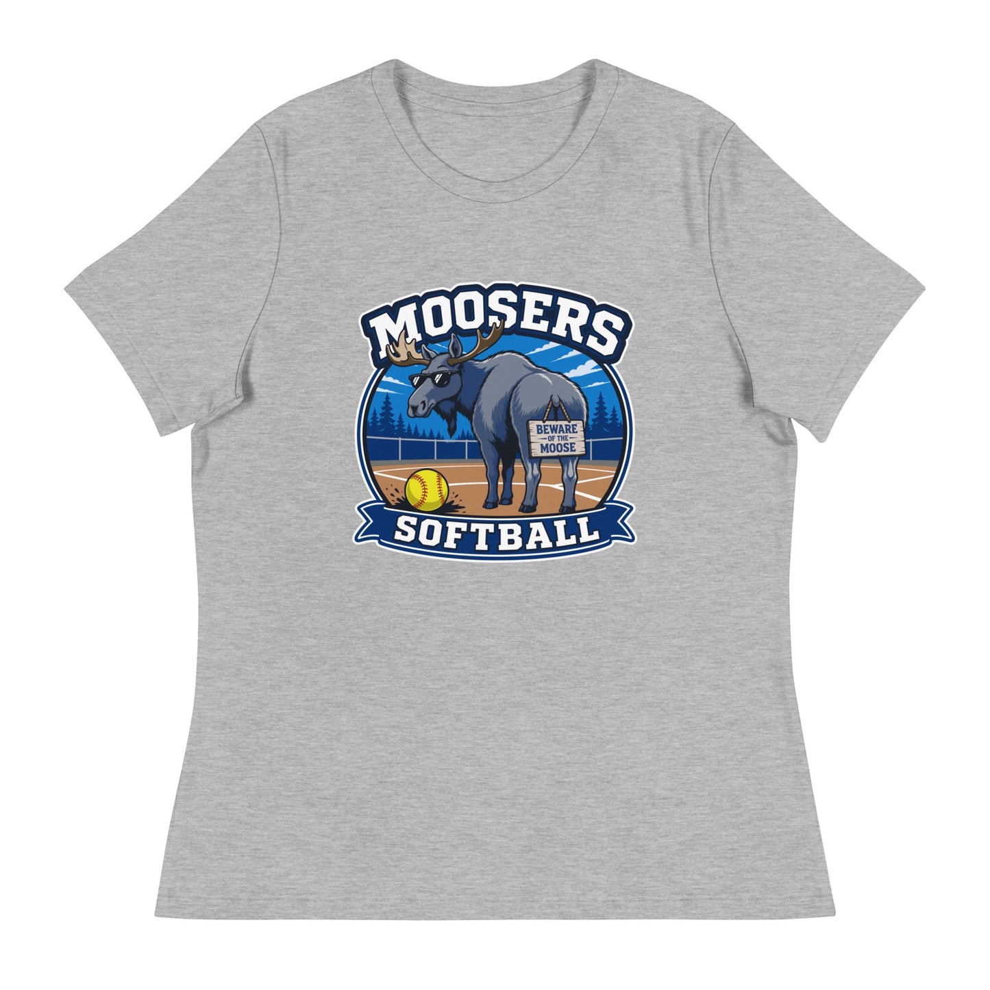 Performance | Women's Relaxed T Shirt | Moosers | Moose Diamond Mark Logo