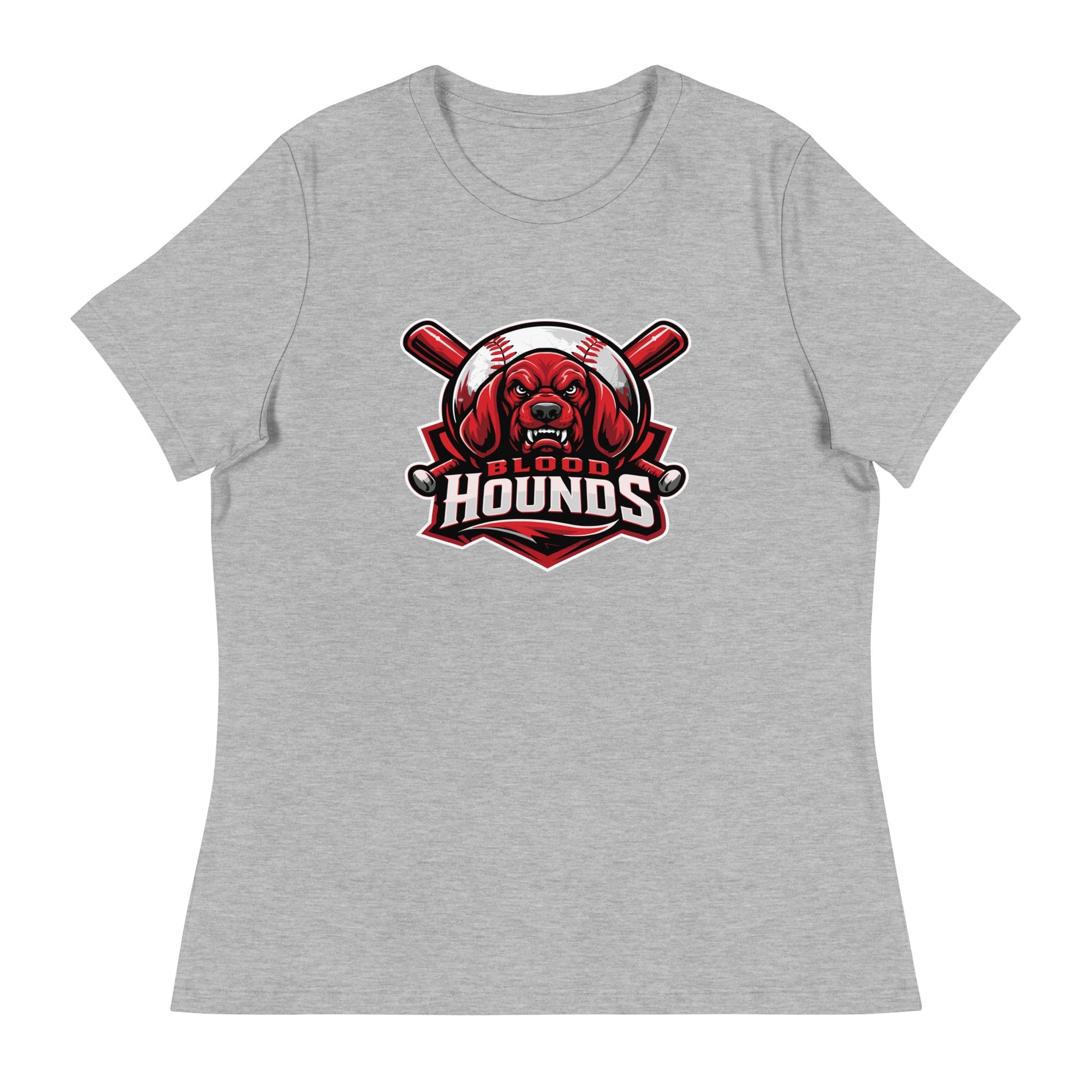 Performance | Women's Relaxed T Shirt | Mountain House Bloodhounds | Blood Hounds Logo