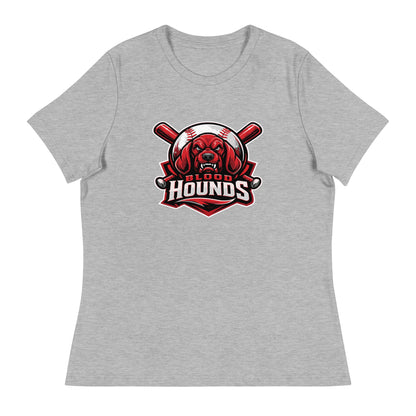 Performance | Women's Relaxed T Shirt | Mountain House Bloodhounds | Blood Hounds Logo