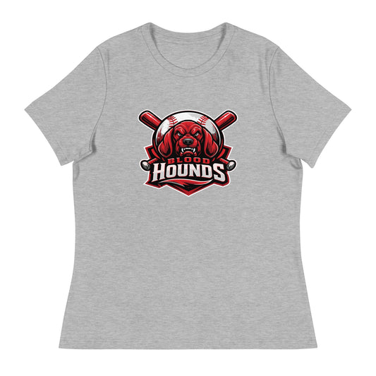 Performance | Women's Relaxed T Shirt | Mountain House Bloodhounds | Blood Hounds Logo