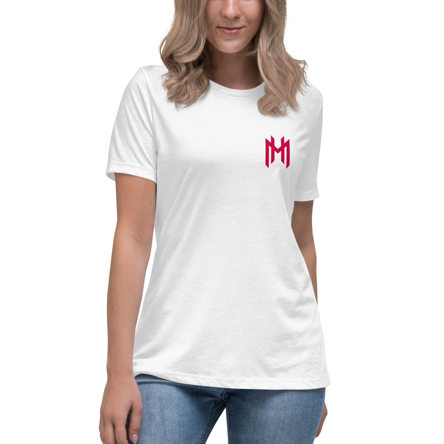 Performance | Women's Relaxed T Shirt | Mountain House Bloodhounds | MH Monogram Logo