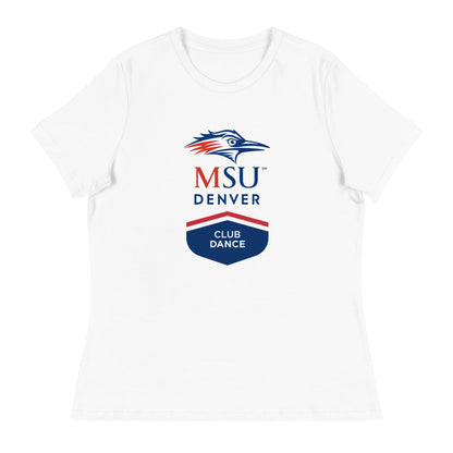 Performance | Women's Relaxed T Shirt | MSU Denver Dance Team | Apex Logo