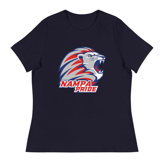 Performance | Women's Relaxed T Shirt | Nampa Pride | Mascot Logo