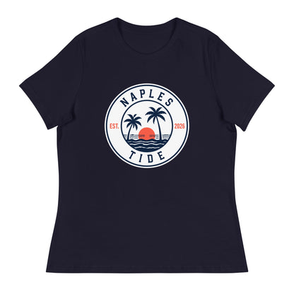 Performance | Women's Relaxed T Shirt | Naples Tide | Badge Logo