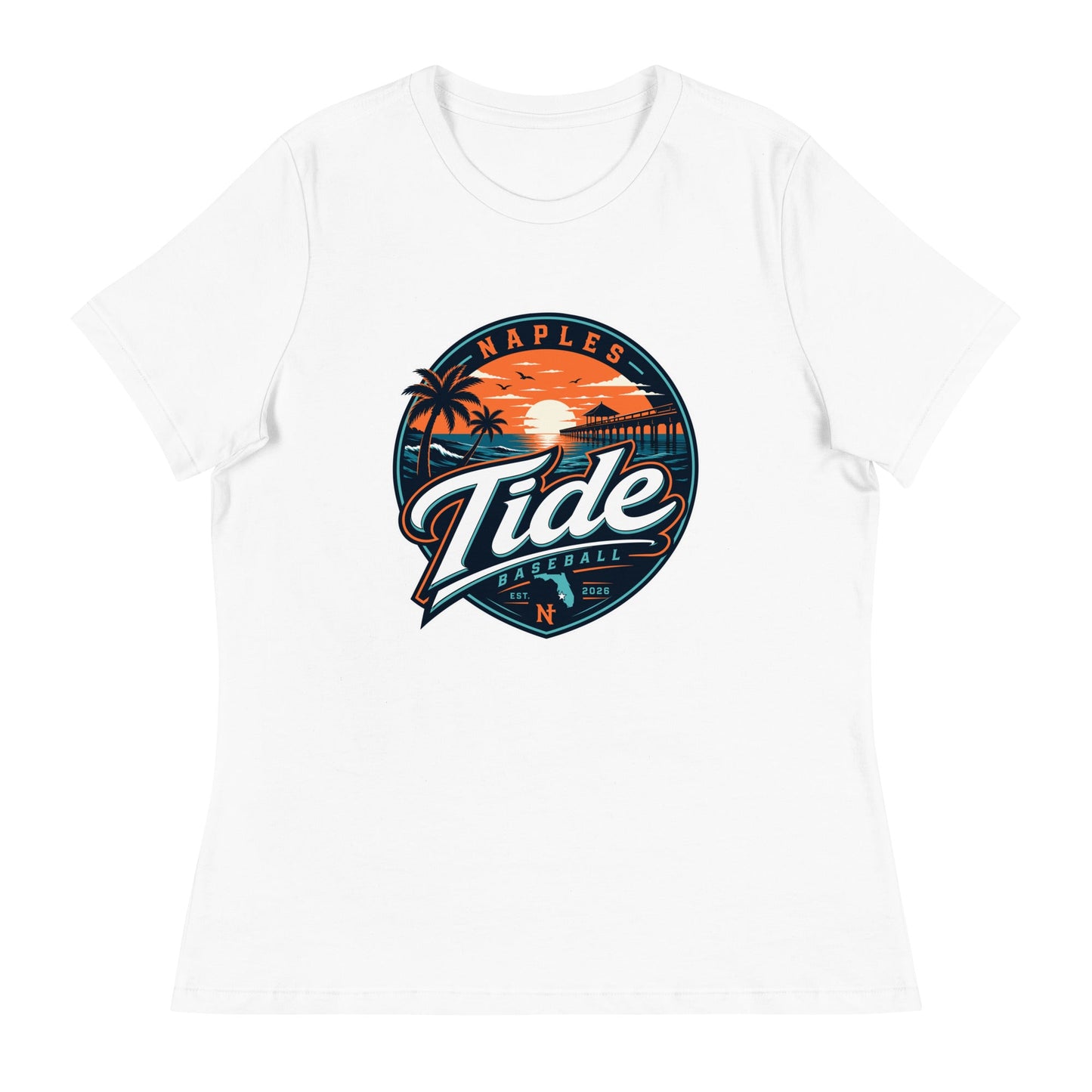 Performance | Women's Relaxed T Shirt | Naples Tide | Enblem Logo