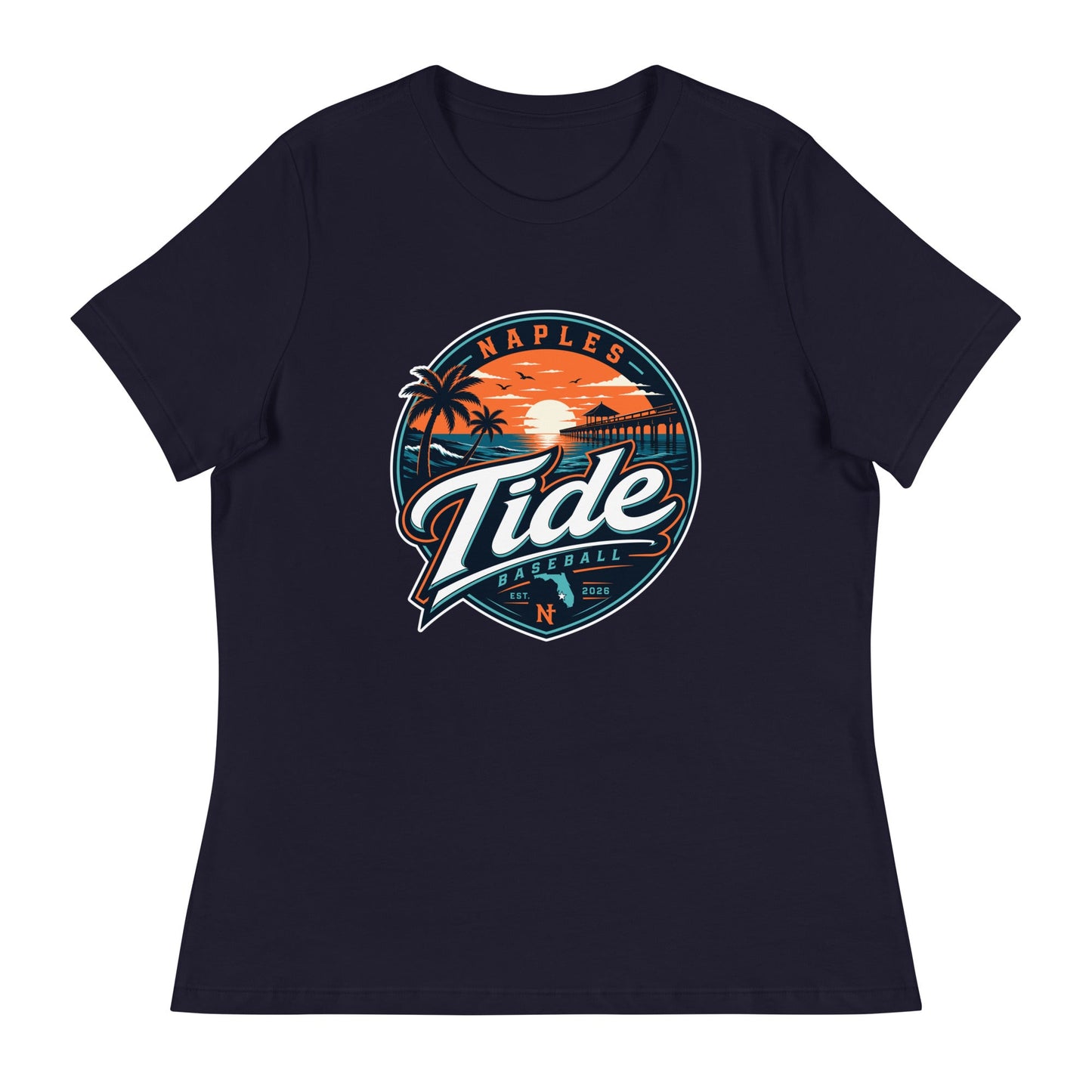 Performance | Women's Relaxed T Shirt | Naples Tide | Enblem Logo