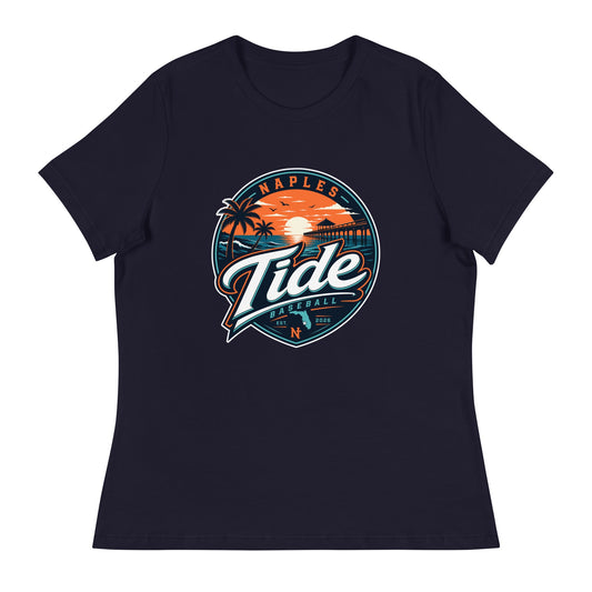 Performance | Women's Relaxed T Shirt | Naples Tide | Enblem Logo
