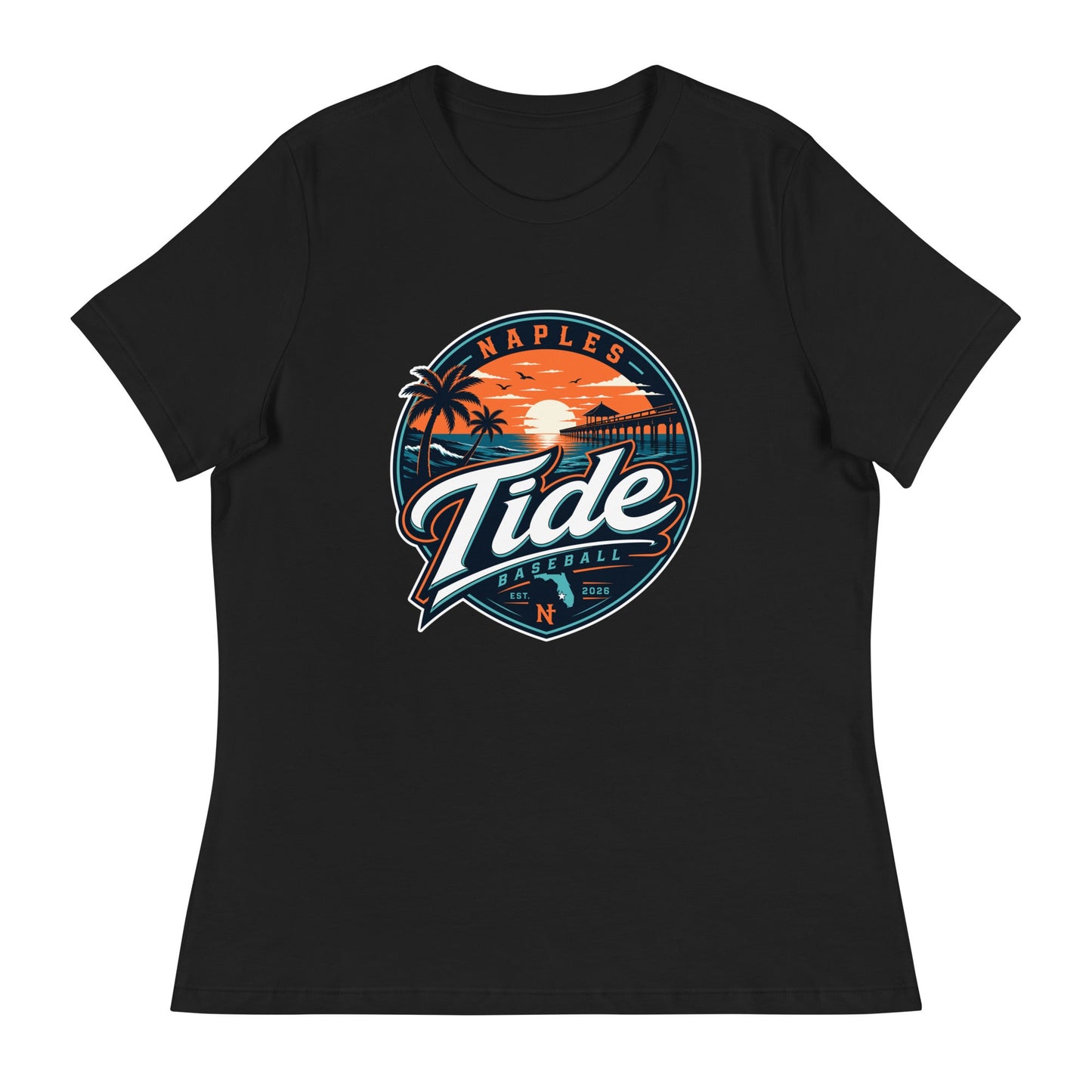 Performance | Women's Relaxed T Shirt | Naples Tide | Enblem Logo