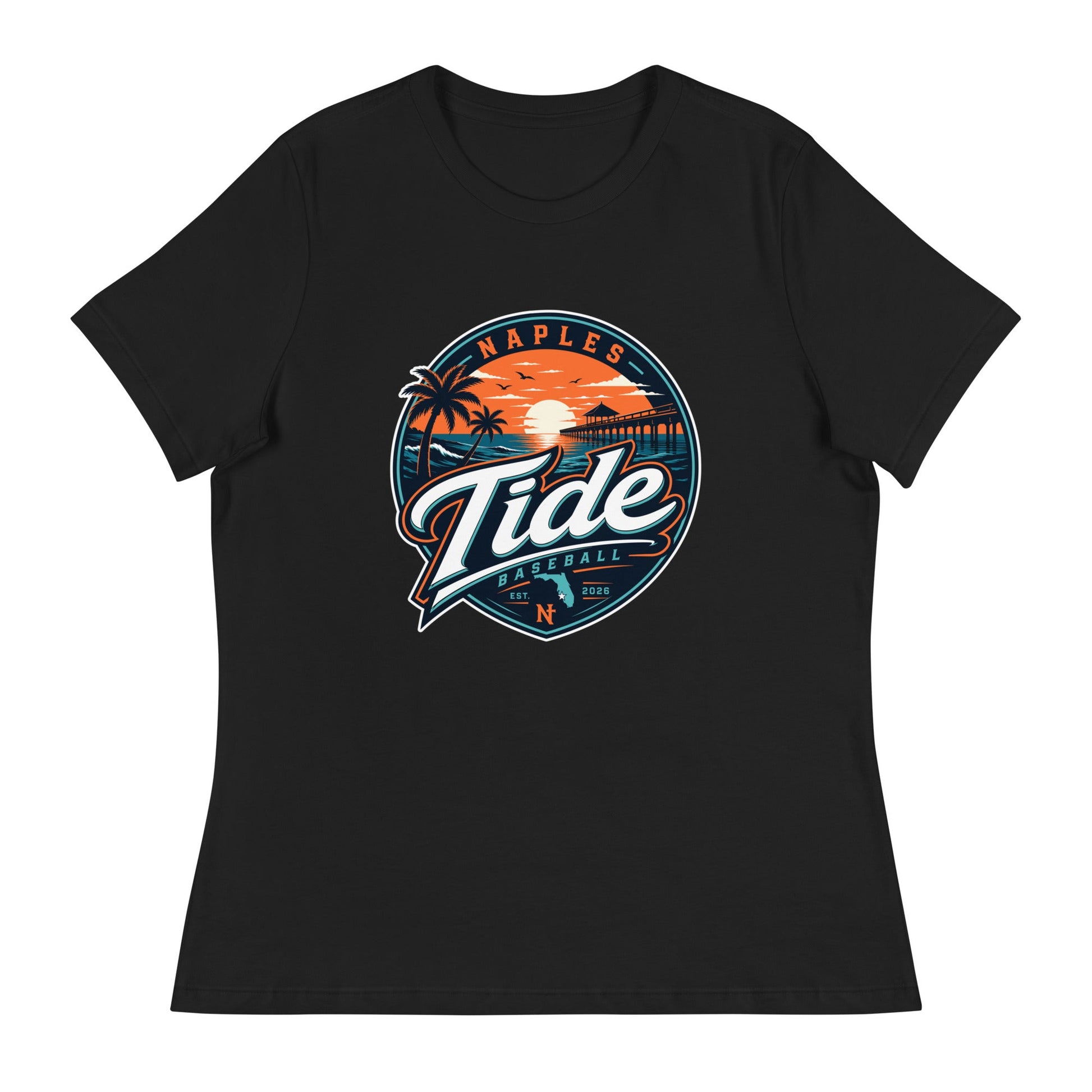 Performance | Women's Relaxed T Shirt | Naples Tide | Enblem Logo
