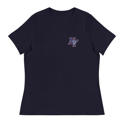 Performance | Women's Relaxed T Shirt | Naples Tide | NT Lettermark Logo