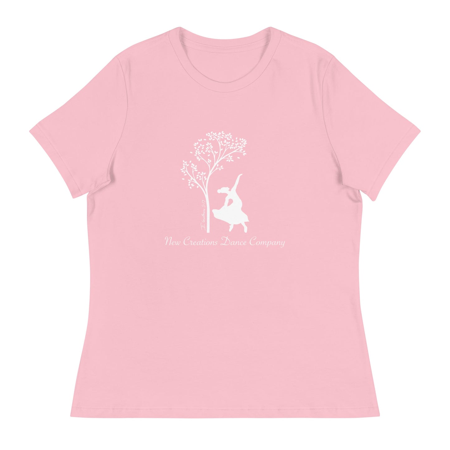 Performance | Women's Relaxed T Shirt | New Creations Dance Company | Alt Logo