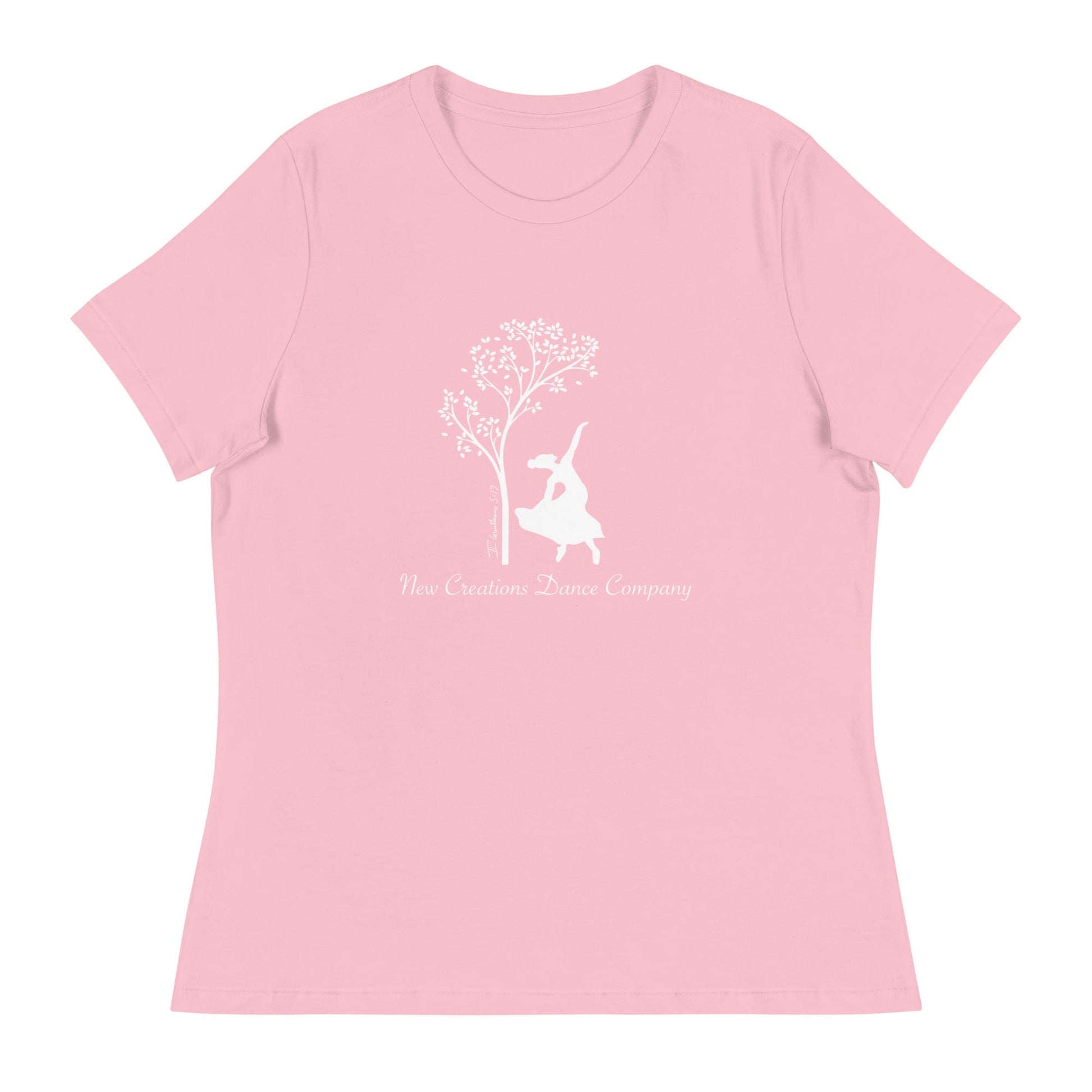 Performance | Women's Relaxed T Shirt | New Creations Dance Company | Alt Logo