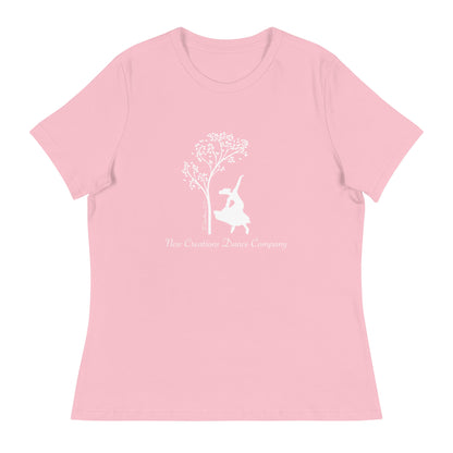 Performance | Women's Relaxed T Shirt | New Creations Dance Company | Alt Logo