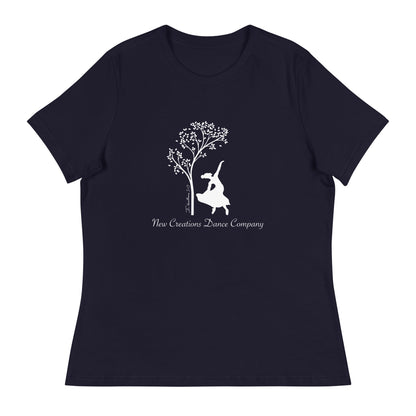 Performance | Women's Relaxed T Shirt | New Creations Dance Company | Alt Logo