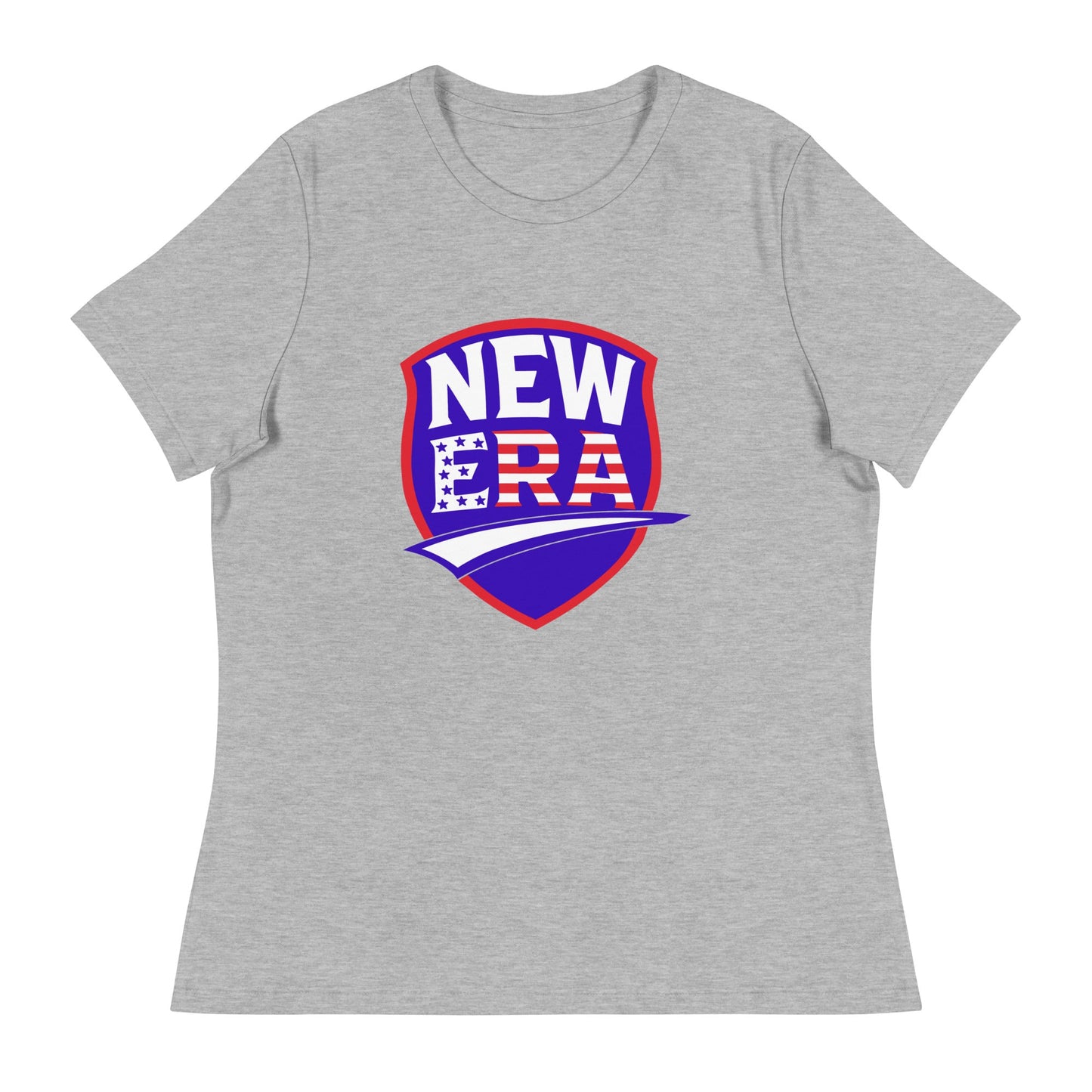 Performance | Women's Relaxed T Shirt | New Era Softball | Badge Logo