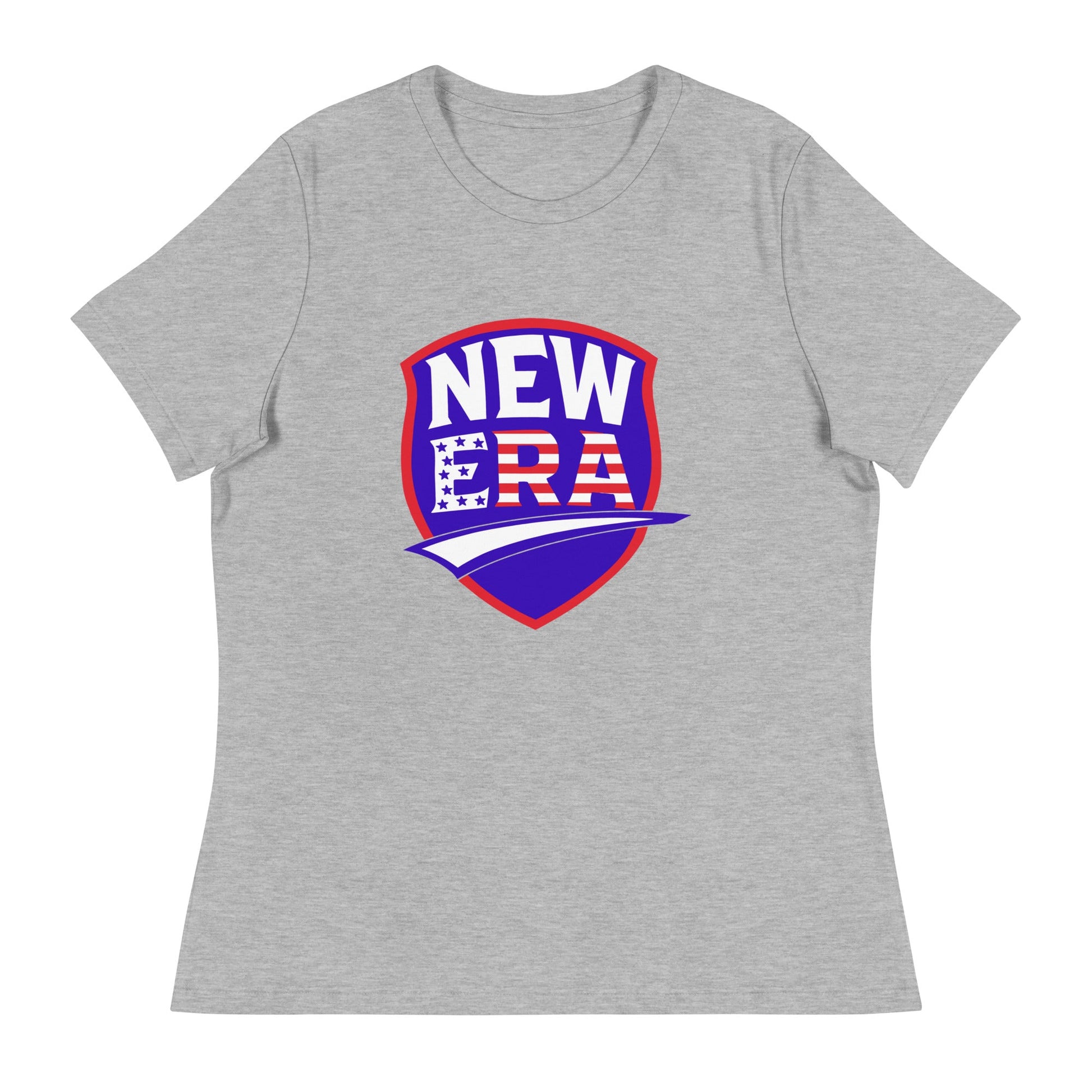 Performance | Women's Relaxed T Shirt | New Era Softball | Badge Logo