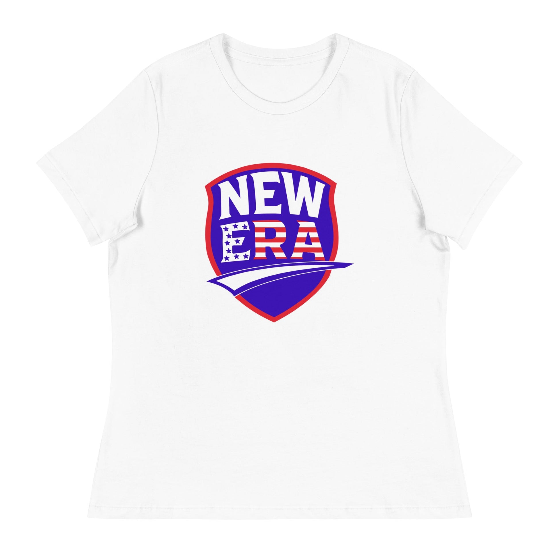 Performance | Women's Relaxed T Shirt | New Era Softball | Badge Logo