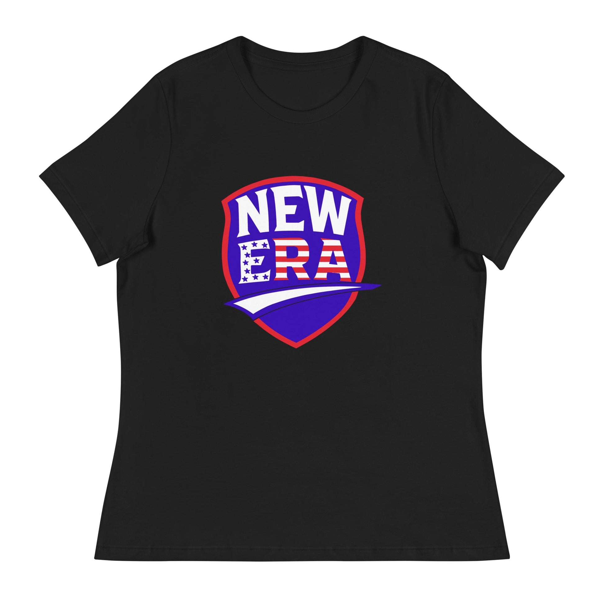 Performance | Women's Relaxed T Shirt | New Era Softball | Badge Logo
