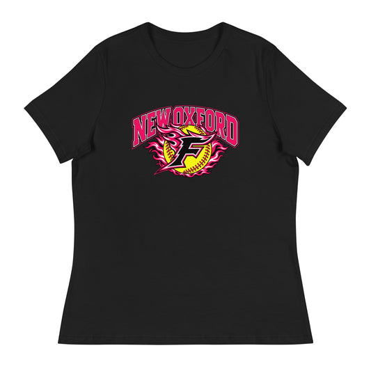 Performance | Women's Relaxed T Shirt | New Oxford Girls Softball Association | Valor Logo
