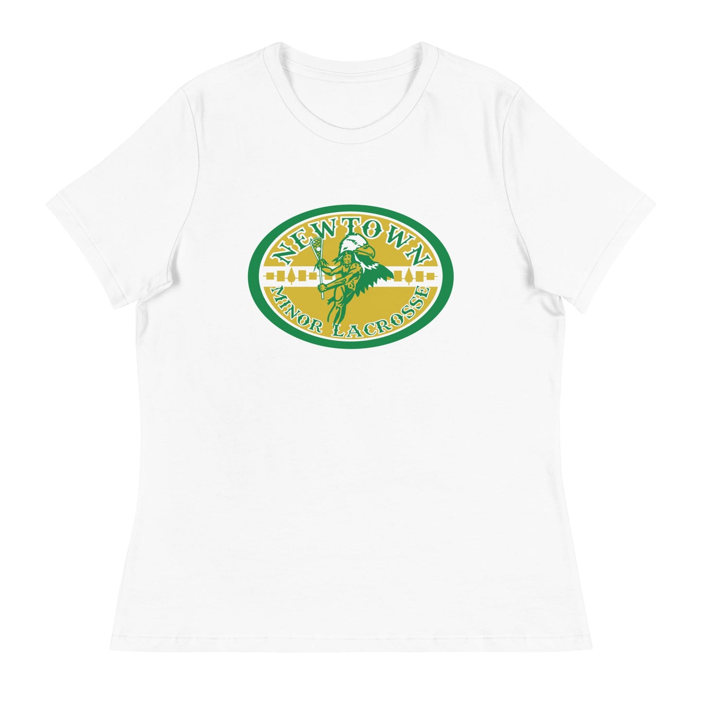 Performance | Women's Relaxed T Shirt | Newtown Minor Lacrosse | Emblem Logo