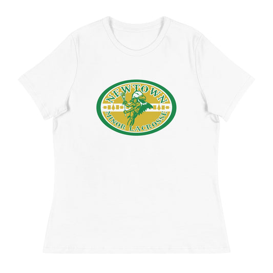 Performance | Women's Relaxed T Shirt | Newtown Minor Lacrosse | Emblem Logo