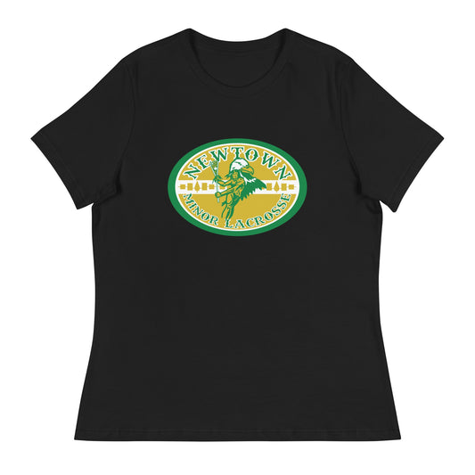 Performance | Women's Relaxed T Shirt | Newtown Minor Lacrosse | Emblem Logo