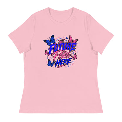 Performance | Women's Relaxed T Shirt | Next Era Athletics | Wordmark Monarch Logo