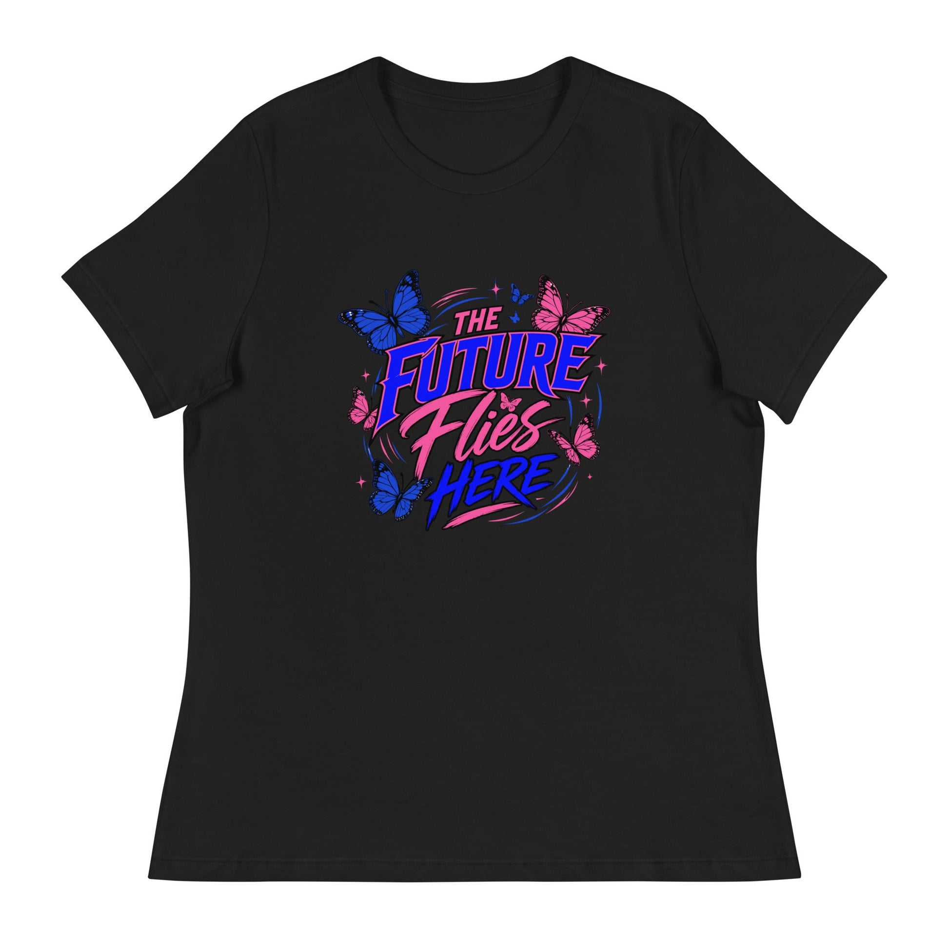Performance | Women's Relaxed T Shirt | Next Era Athletics | Wordmark Monarch Logo