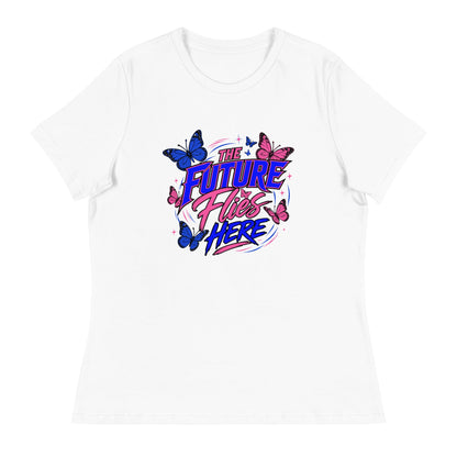 Performance | Women's Relaxed T Shirt | Next Era Athletics | Wordmark Monarch Logo