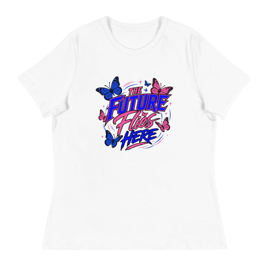 Performance | Women's Relaxed T Shirt | Next Era Athletics | Wordmark Monarch Logo
