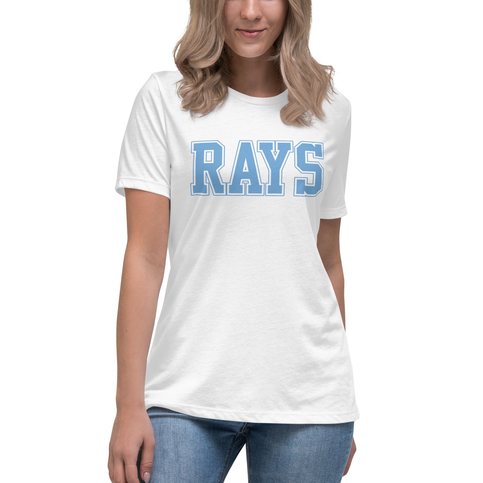 Performance | Women's Relaxed T Shirt | Next Level Rays | Block Logo