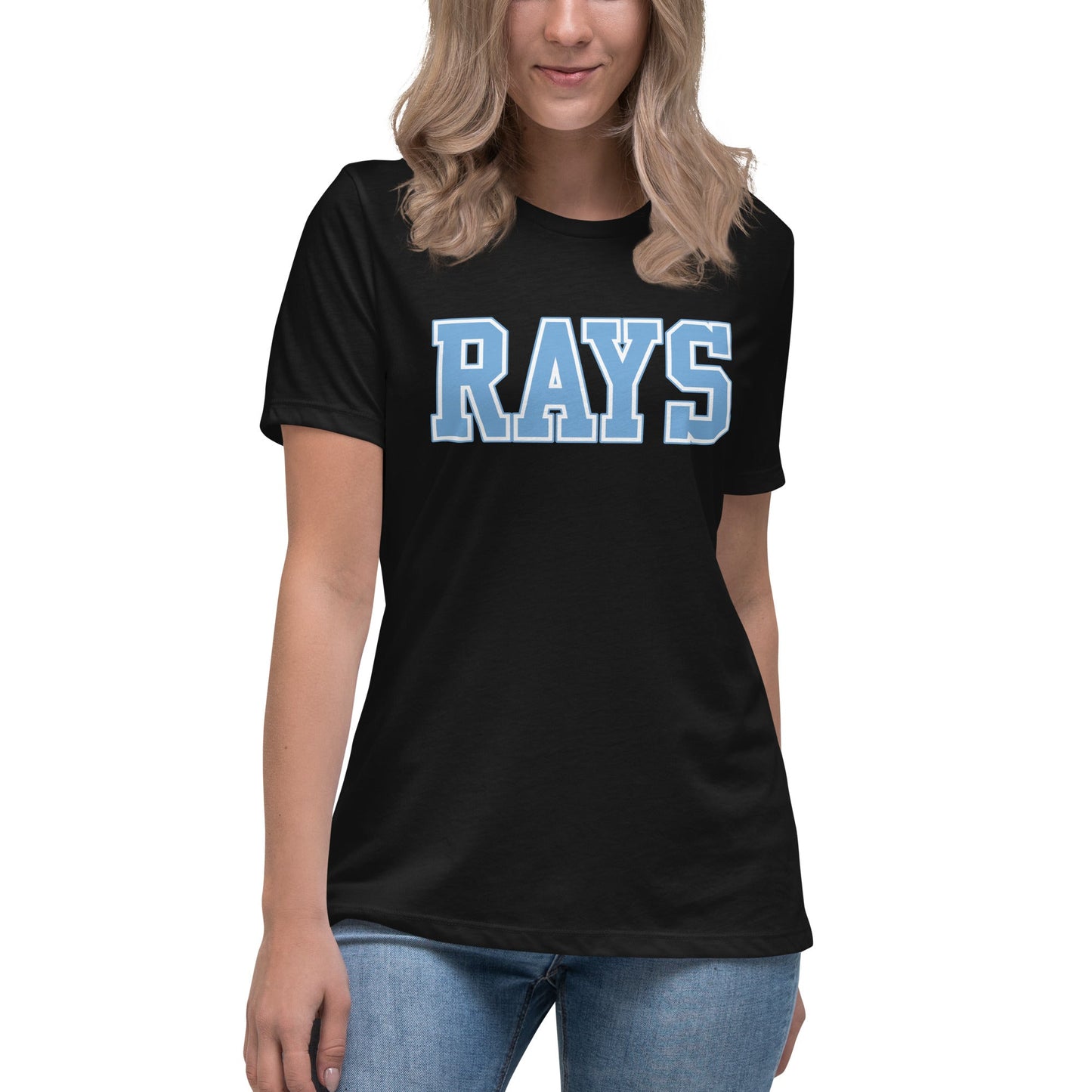 Performance | Women's Relaxed T Shirt | Next Level Rays | Block Logo