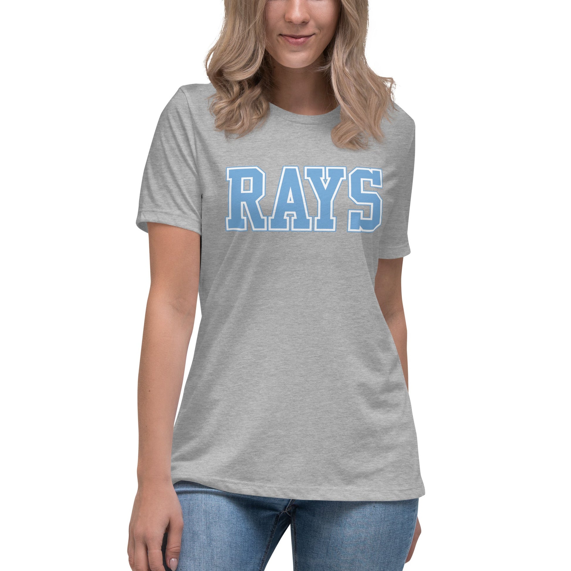Performance | Women's Relaxed T Shirt | Next Level Rays | Block Logo