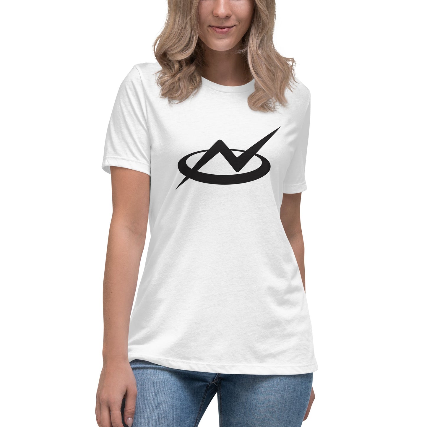 Performance | Women's Relaxed T Shirt | Nimbus Baseball | Volt - Sphere Crest Logo