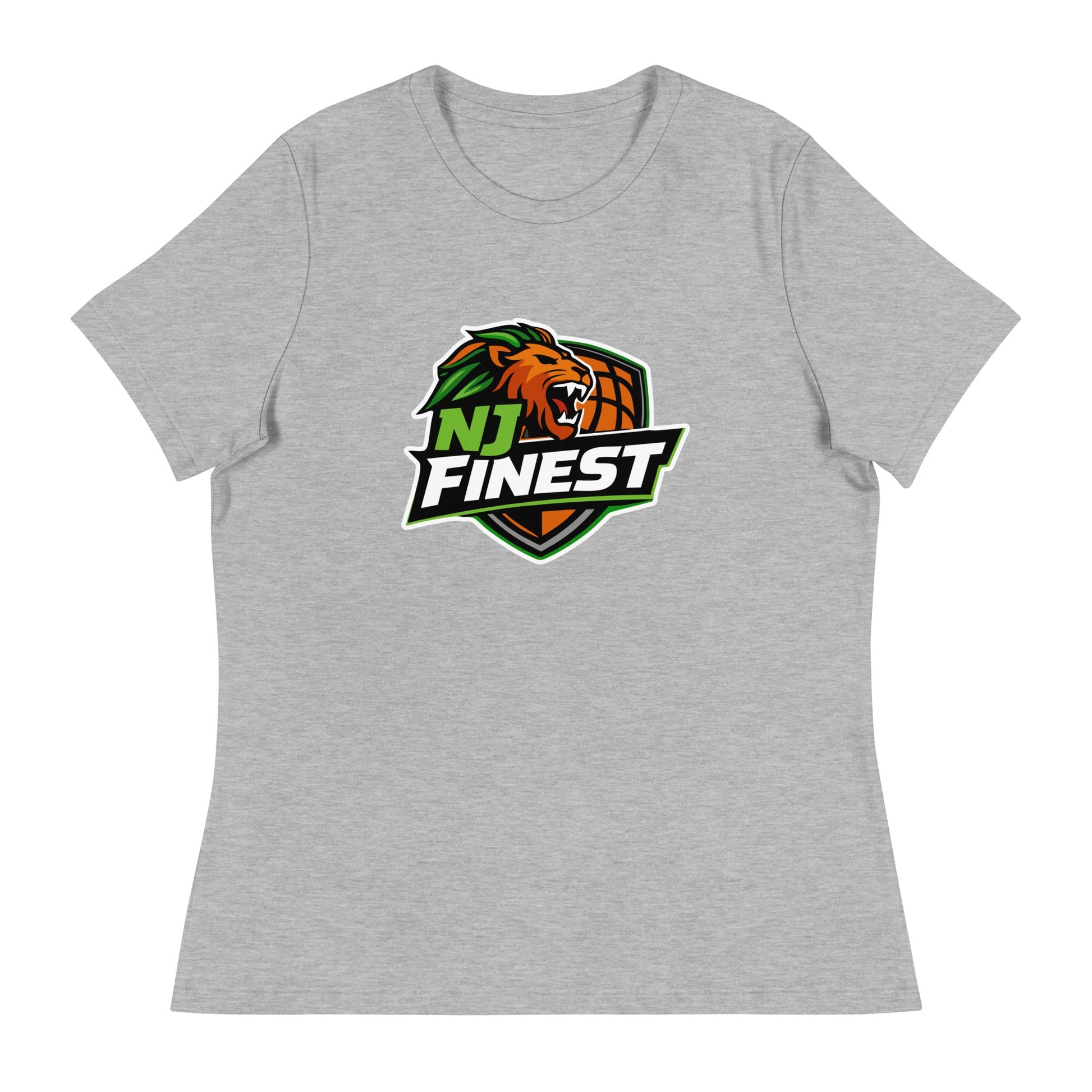 Performance | Women's Relaxed T Shirt | NJ Finest AAU Elite | Emblem Logo