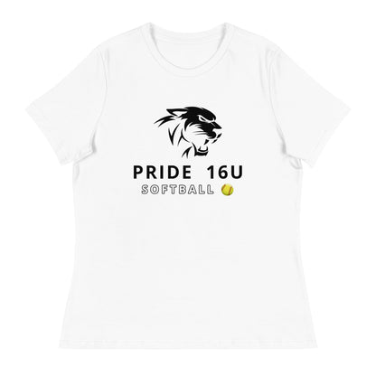 Performance | Women's Relaxed T Shirt | NNY Pride Softball | Emblem Logo
