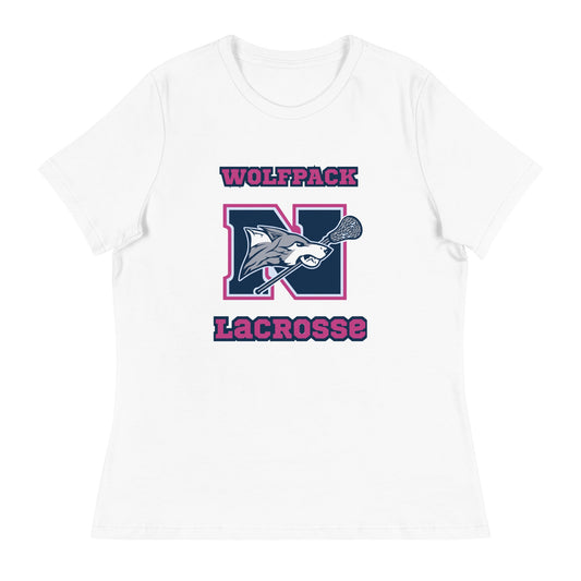 Performance | Women's Relaxed T Shirt | North Paulding Lacrosse | Apex Logo