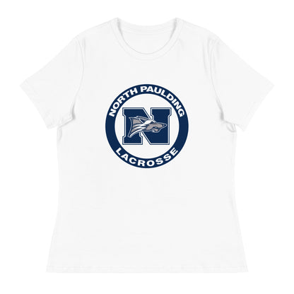 Performance | Women's Relaxed T Shirt | North Paulding Lacrosse | Badge Logo